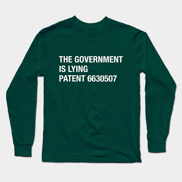 Marijuana Patent 6630507 (dark) Long Sleeve T-Shirt by cannabijoy